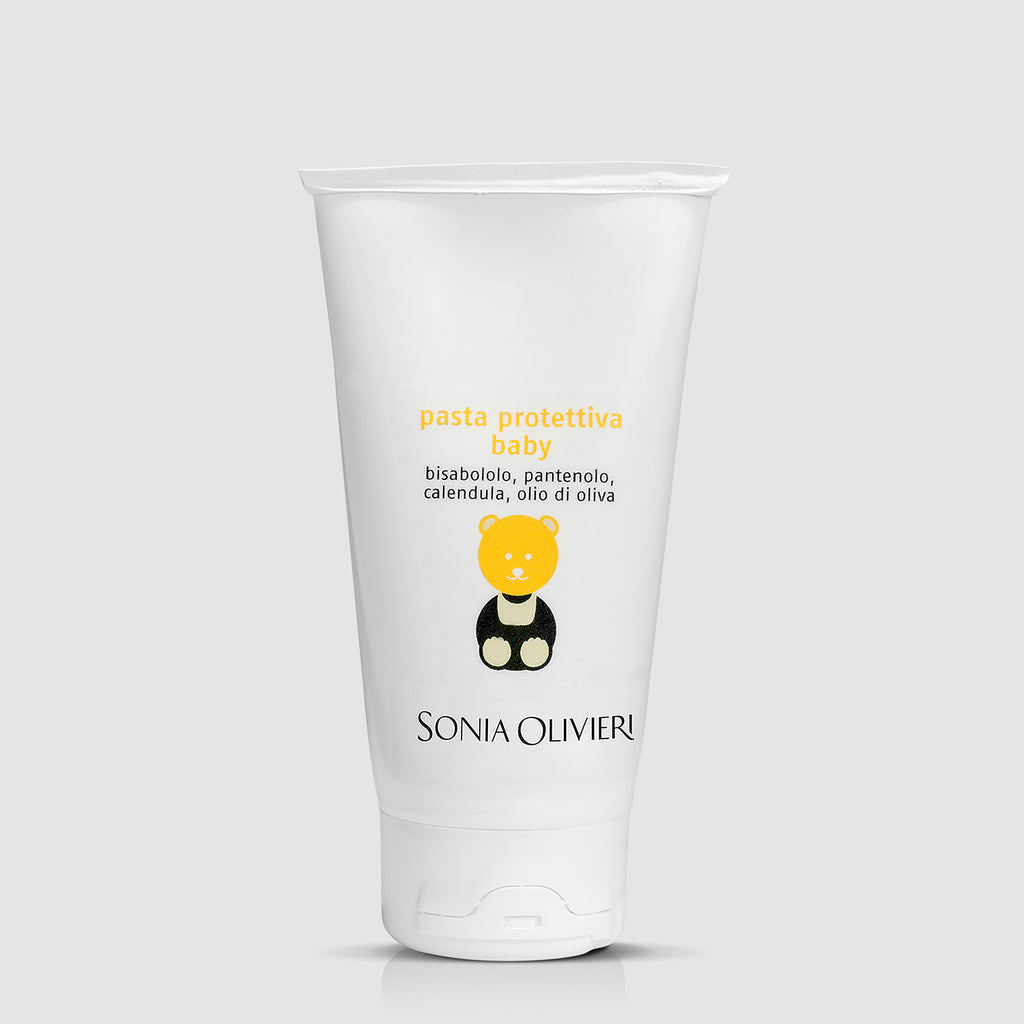 Pasta Protettiva Baby Bisabololo, Pantenolo, Calendula, Olio di oliva 75 ml